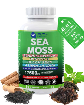 Organic Irish Sea Moss Supplement Capsules