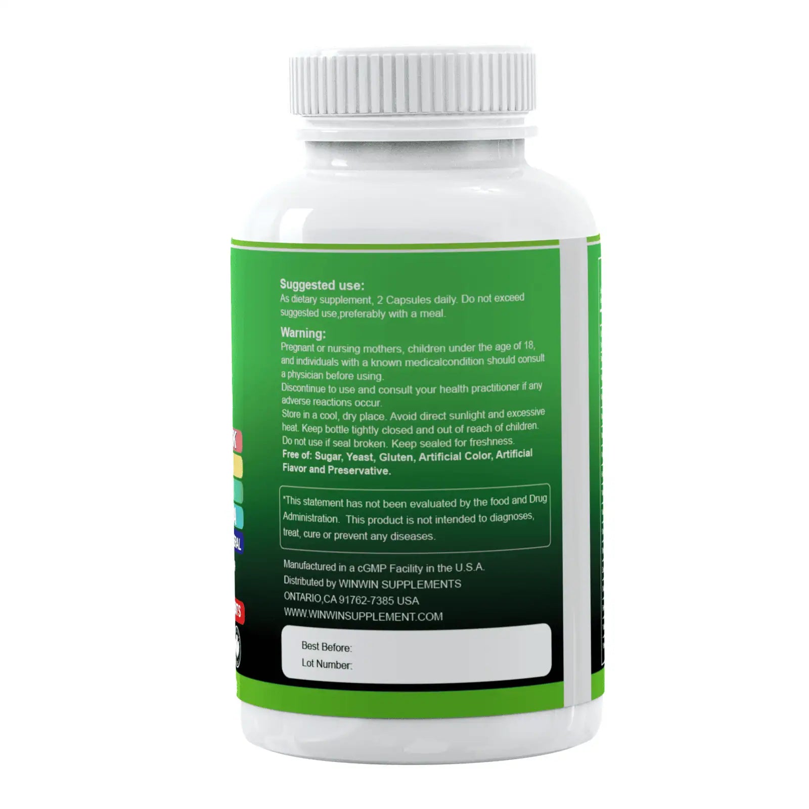 Organic Irish Sea Moss Supplement Capsules